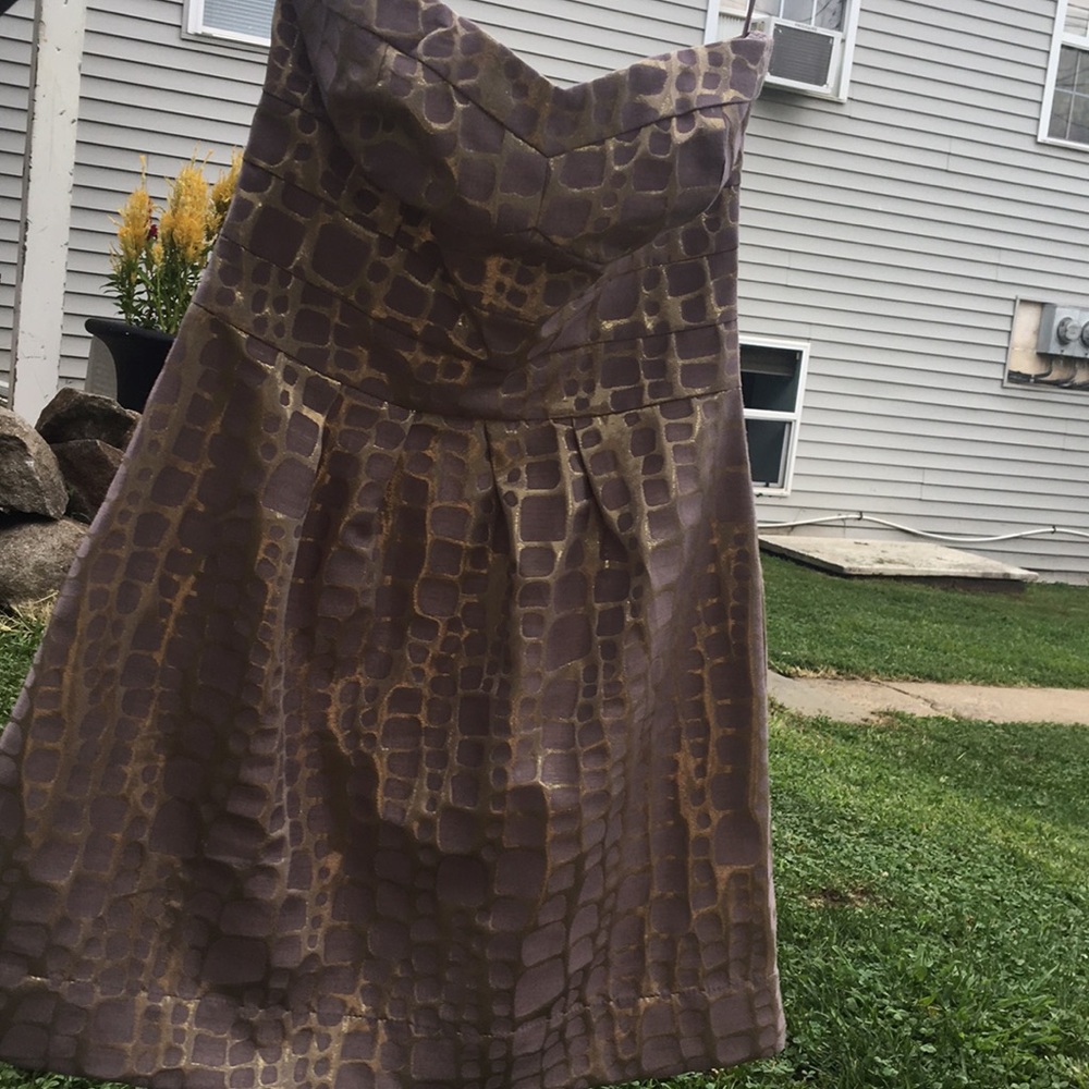 Strapless dress